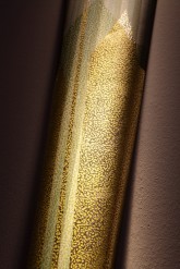 CONVERSAZIONE – Installazione -  Metamorfosi 2010 - Stampe originali xilografiche e inkjet UV impresse dall'artista - interventi in foglia oro e rame  su piallacci di varie essenze -  cm 240x35 - Esemplari unici numerati - 2010