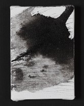 Start Due - Inchiostro di china su tela di cotone 2013 - cm 10 x 7