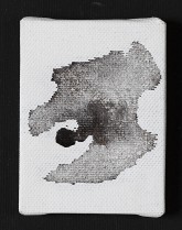 Start Uno - Inchiostro di china su tela di cotone 2013 - cm 10 x 7